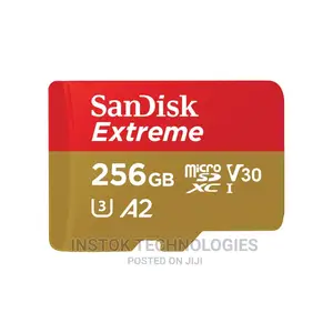 Sandisk 256gb Extreme Microsd Uhs-i U3 V30 A2 160mb/S