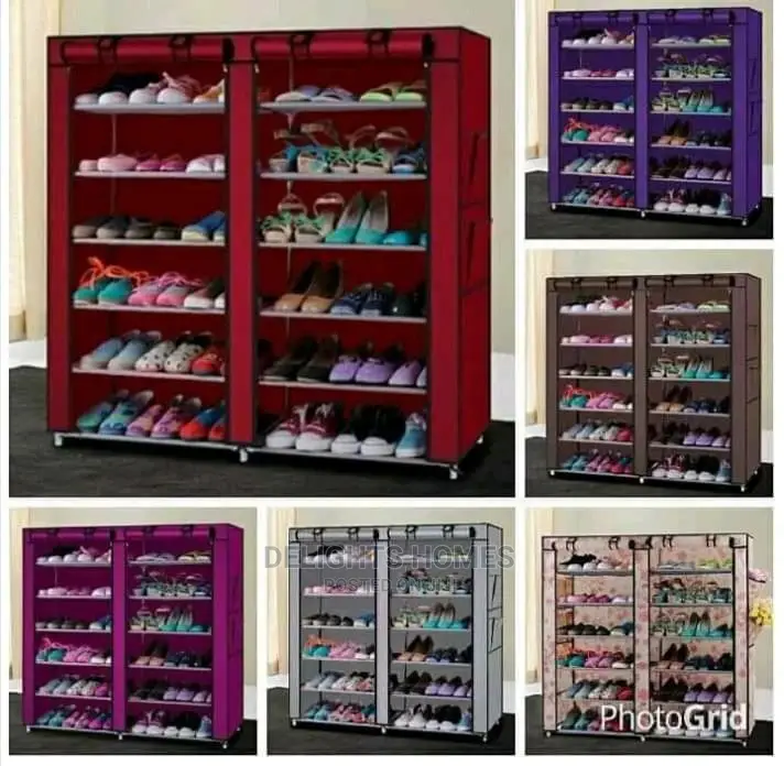 Two Column Shoe Rack