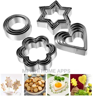 Cookie Cutter Stainless Steel (12pcs)