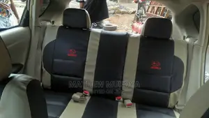 Red on Black Car Seat Covers