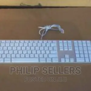 Apple A1243 Ultra Thin Aluminum USB Wired Keyboard With Nume