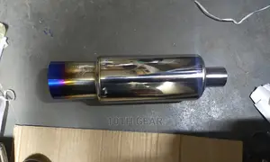 Exhaust Backbox, 3.5 Inch Outlet, 2 Inch Inlet Muffler