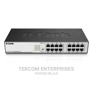 D-Link 16‐Port Gigabit Unmanaged Desktop Switch DGS‐1016D