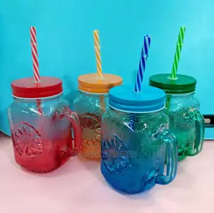Smoothie/Masion+Re~Usable Straw Jars
