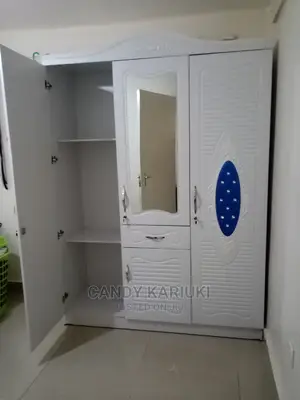 Elegant White 3 Door Wardrobe