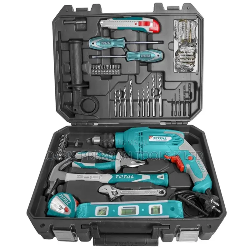 Impact Drill With 115 Pcs Tools Set Total