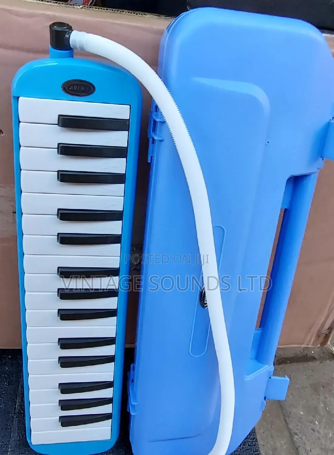 32 Key Melodica Blue Portable With Carrying Bag