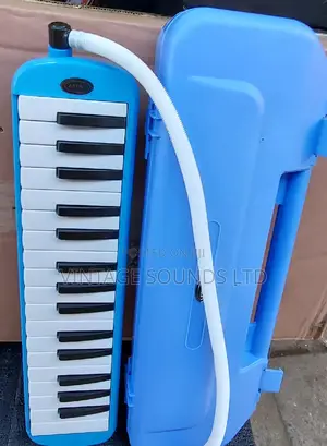 32 Key Melodica Blue Portable With Carrying Bag