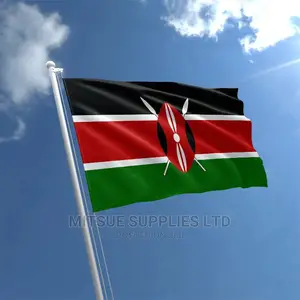 Medium Kenyan Flag 30X46 Inches