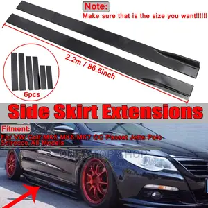 Universal Car Side Skirt Carbon Fibre
