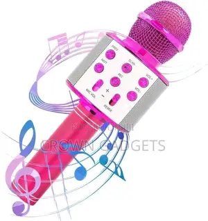 Portable WS858 Karaoke Bluetooth Mikrofon Speaker