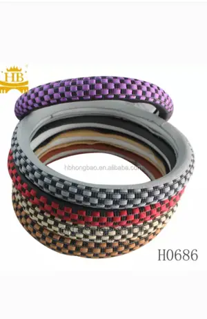 Thread Stitch Steering Wheel Cover