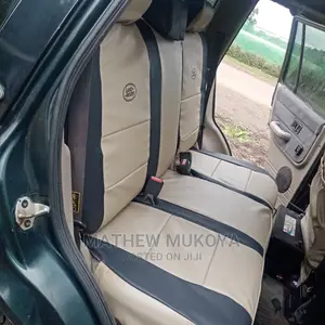 Beige Black Rongai Car Seat Covers