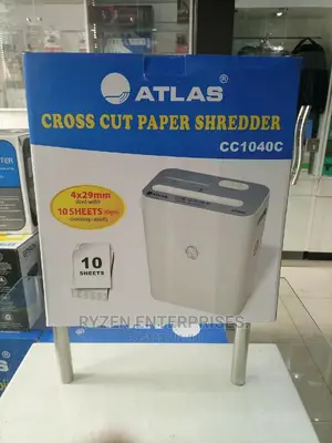 Atlas Paper Shredder Cc1040/ 10 Sheets Shredder/ 10 Sheets