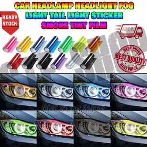 2m Car Headlight Sticker Adhesive Taillight for Wrap Vinyl