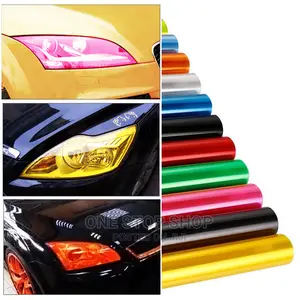 2m Self Adhesive Fog Headlights Tint Vinyl Film