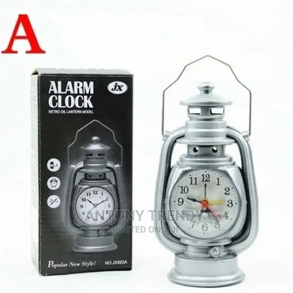 Home Decor Kerosene Light Alarm Clock
