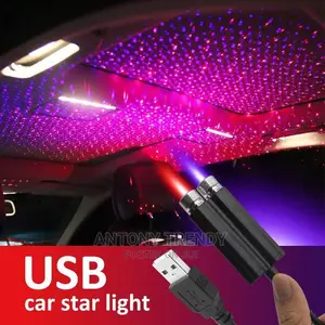LED Car Interior Atmosphere Ceiling Night Star Light Lamp