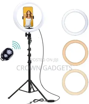 10 Inch Ring Light With Tripod Stand