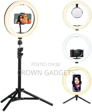10 Inch Ring Light With 58 Inch Stand Flexible