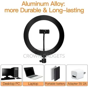 Selfie 10 Inch Ring Light With Tripod Stand for Live Streami