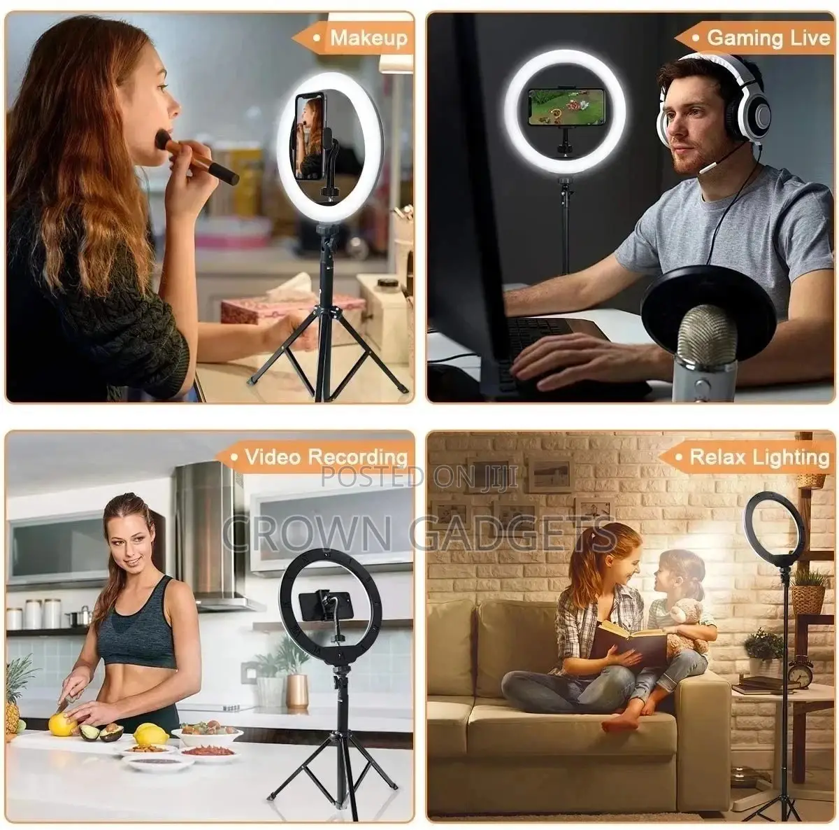 10 Inch LED Ring Light With Tripod for Vlogging