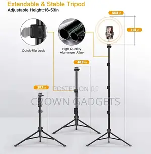 Tripod Stand Makeup Artist With Ring Light