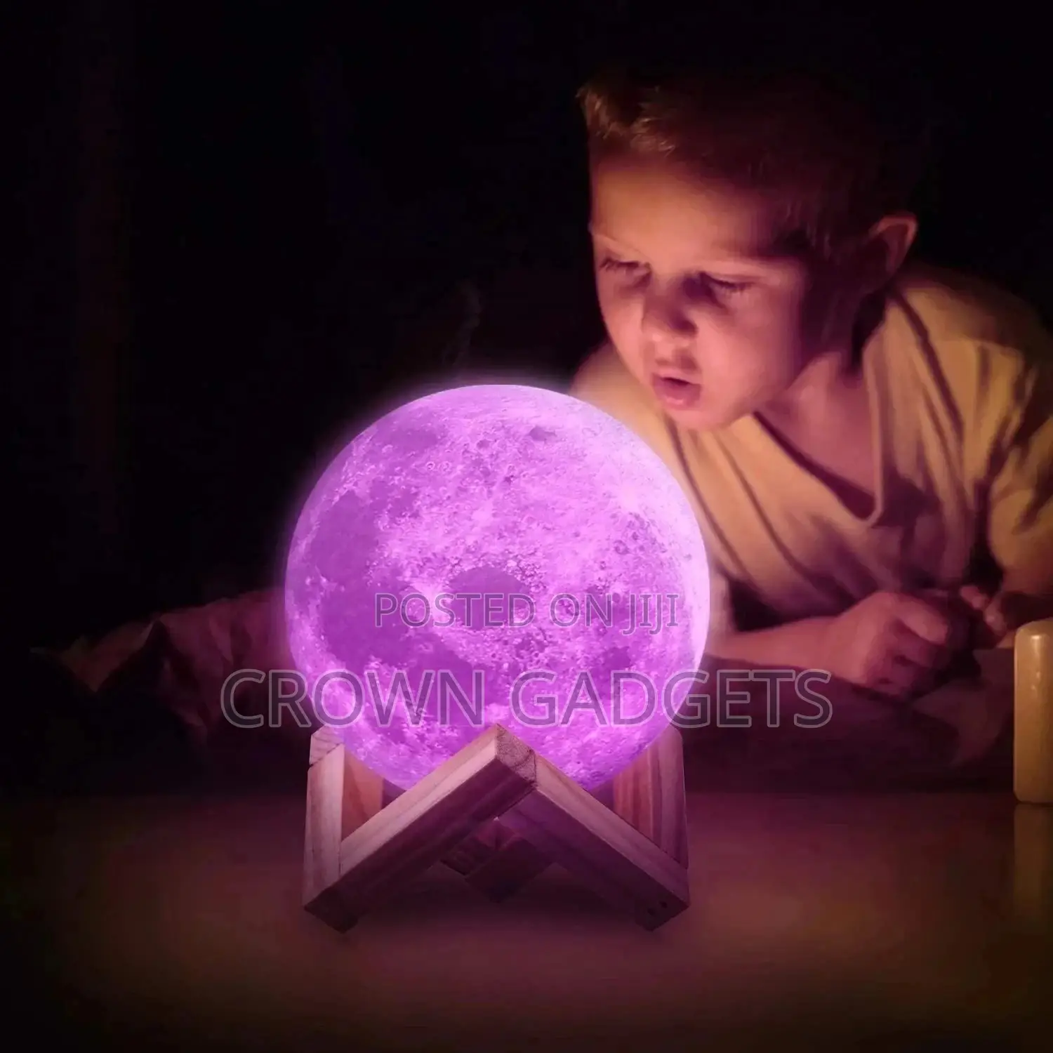 Contemporary 3d Moon Lamp 16 Colors