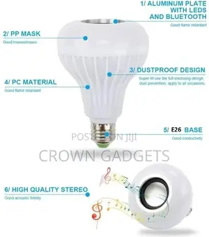 Stylished Music Bulb With Bluetooth