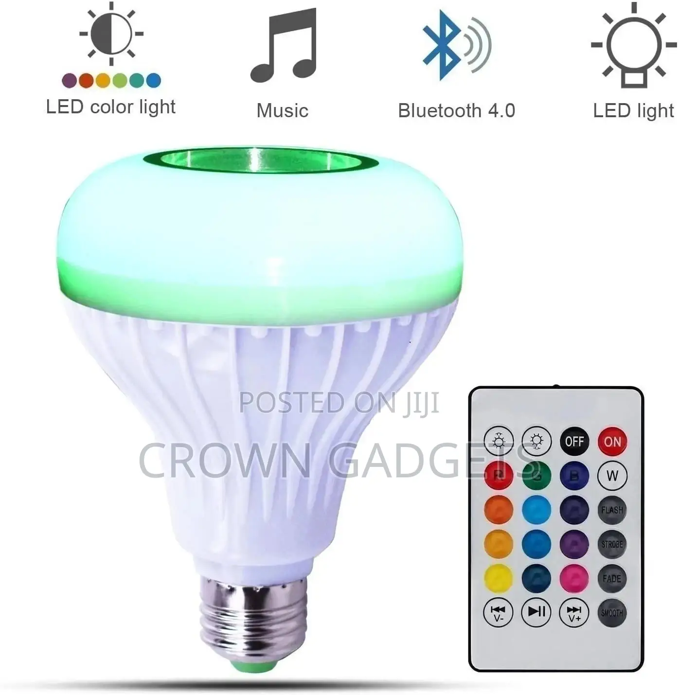 Plastic Made Led Bluetooth Music Bulb