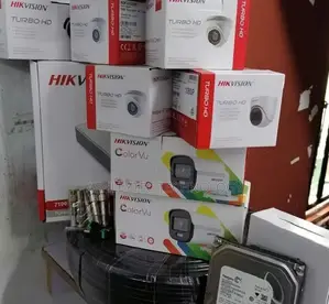 Three CCTV Complete Camera Hik Vision 720p Brand New