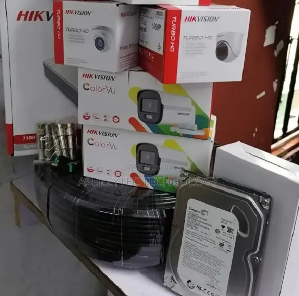 Three CCTV Complete Camera Hik Vision 720P Available