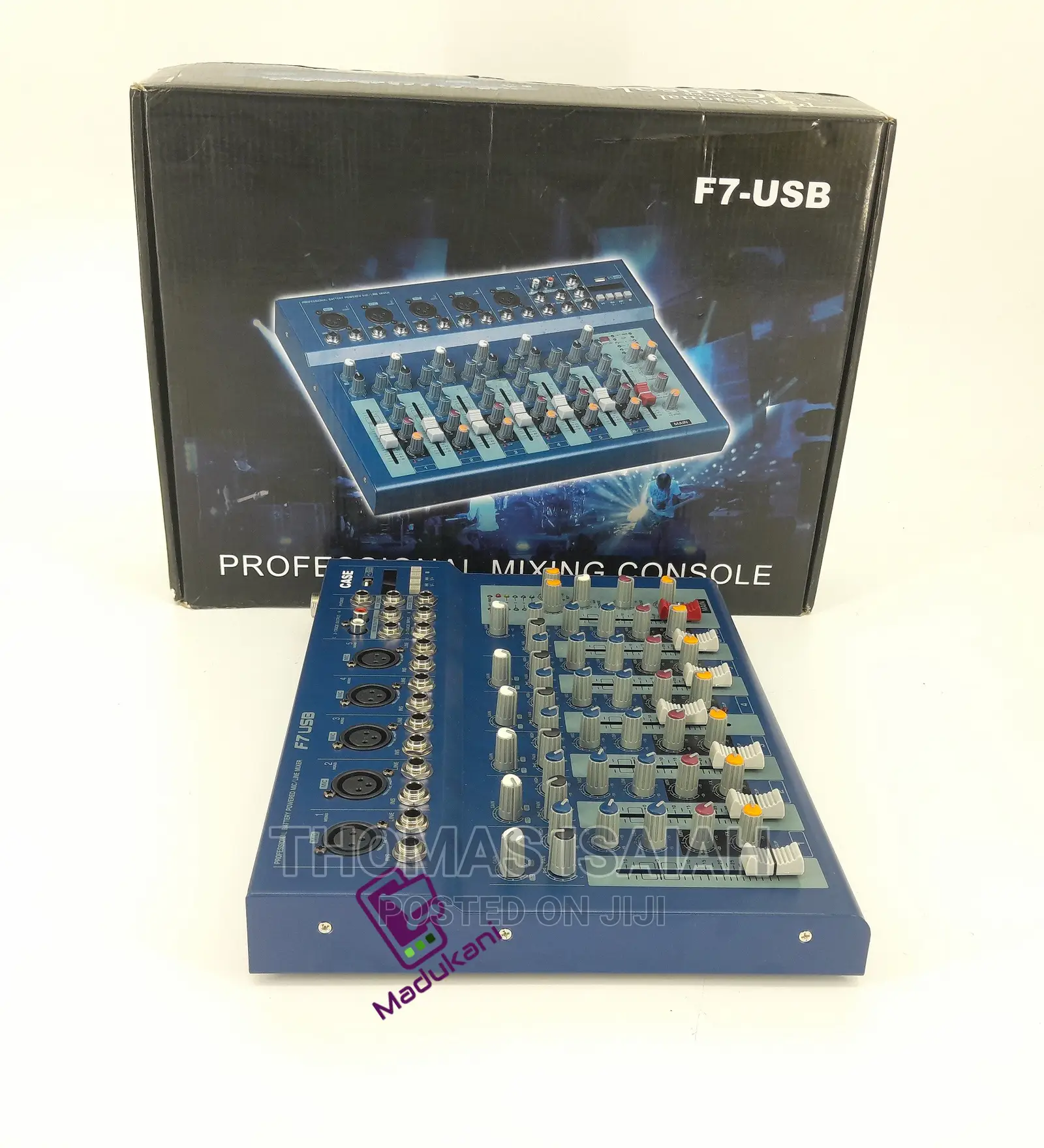 Case F7 Professional Digital Plain Mixer With 48V Phantom Po