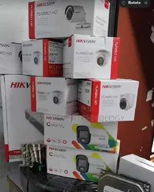6 Six CCTV Camera Complete Cameras