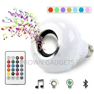 Bluetooth Smart Speaker Led Music Bulb With Remote