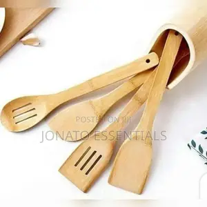 4 Pc Mwiko Set, Wooden Cooking Spoons Set