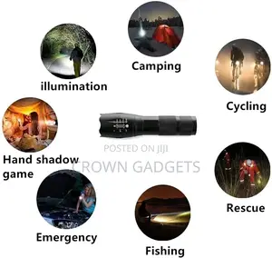 Tactical Military LED Flashlight Super Bright