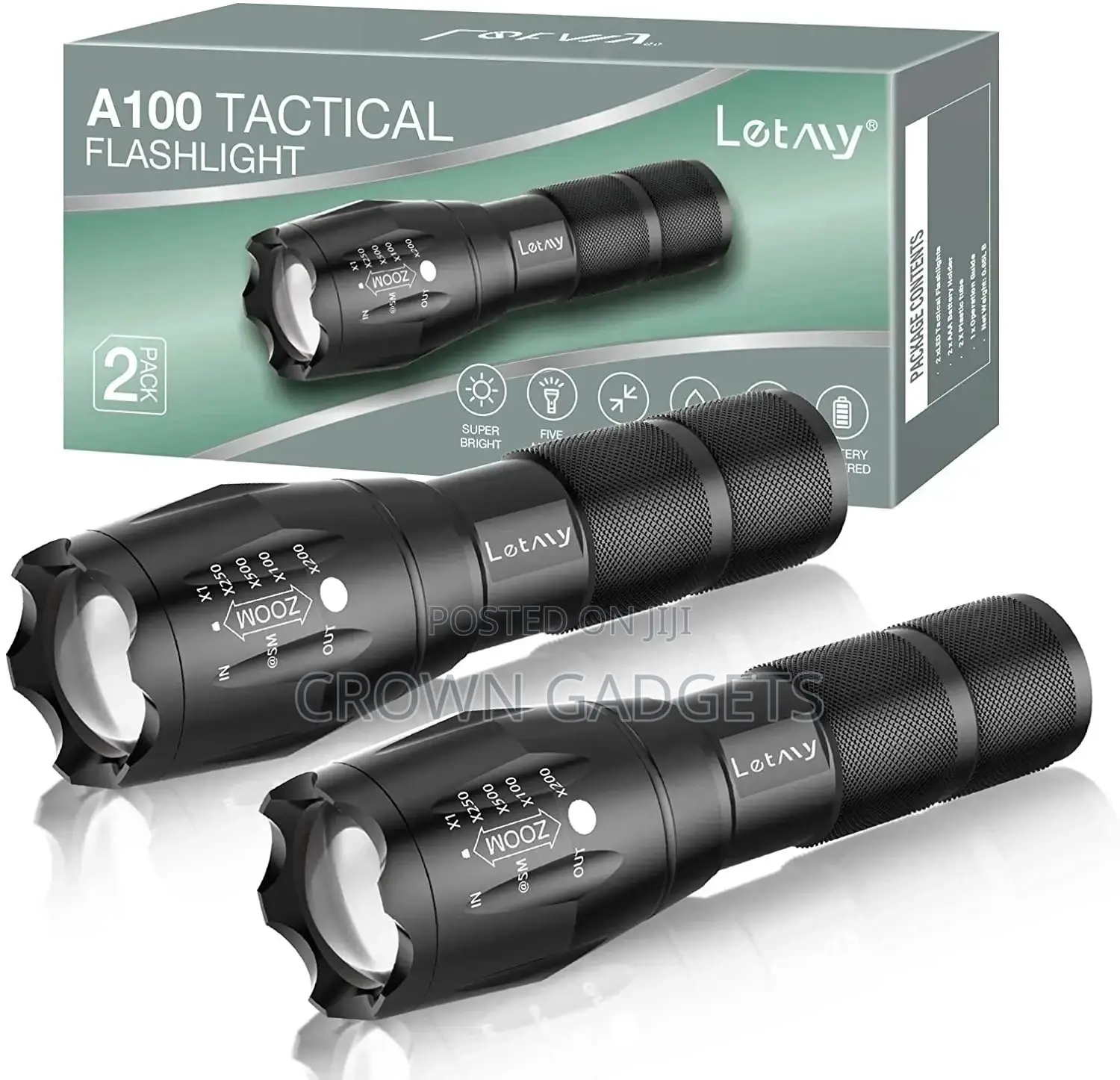 XM-L T6 Zoomable Tactical For Hiking