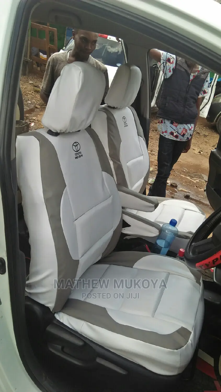Pearl White Car Seat Covers