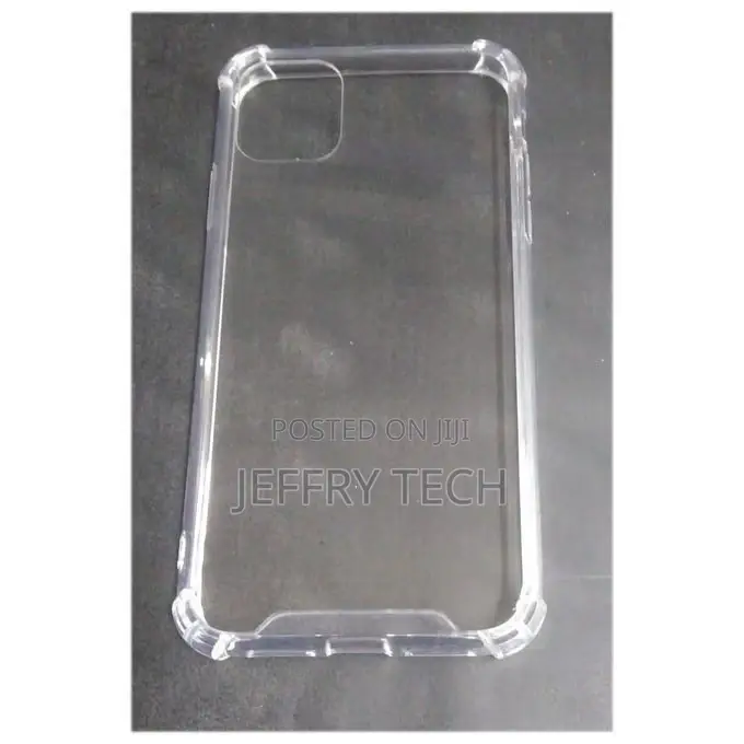 Back Cover for iPhone 11 Transparent + Glass Screen Protecto