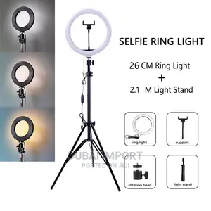 Video, Photography Ring Light 26cm With Stand
