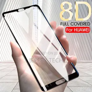 8D Full Cover Tempered Glass on for Huawei P20 P10 P9 Lite P