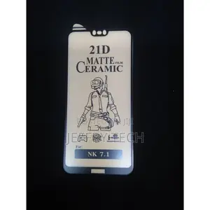 Nokia 7.1 Matt Ceramic Screen Protector - Black