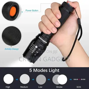 XM-L T6 LED Flashlight Torch Zoomable Life Waterproof
