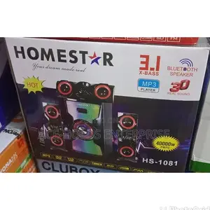3.1 Multimedia Homestar 40000watts Speaker System.