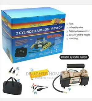 Double Cylinder Car Compressor /Tyre Inflator