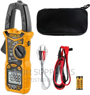 INGCO Auto Ranging Digital Clamp Meter TRMS 6000 Counts