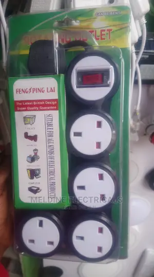 4way Extension Socket With Surge Protector