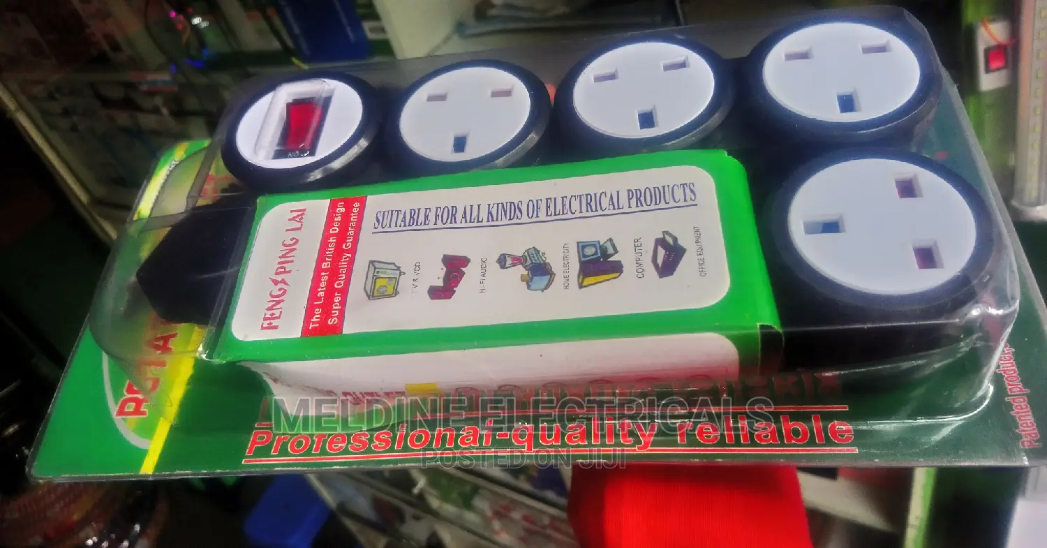 4way Extension Socket With Surge Protector