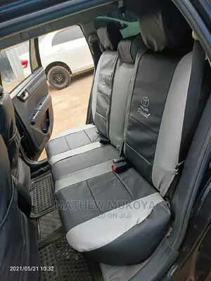 Black Silver Car Seat Covers